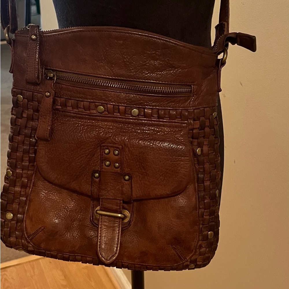 Greenwood Elsa leather crossbody.